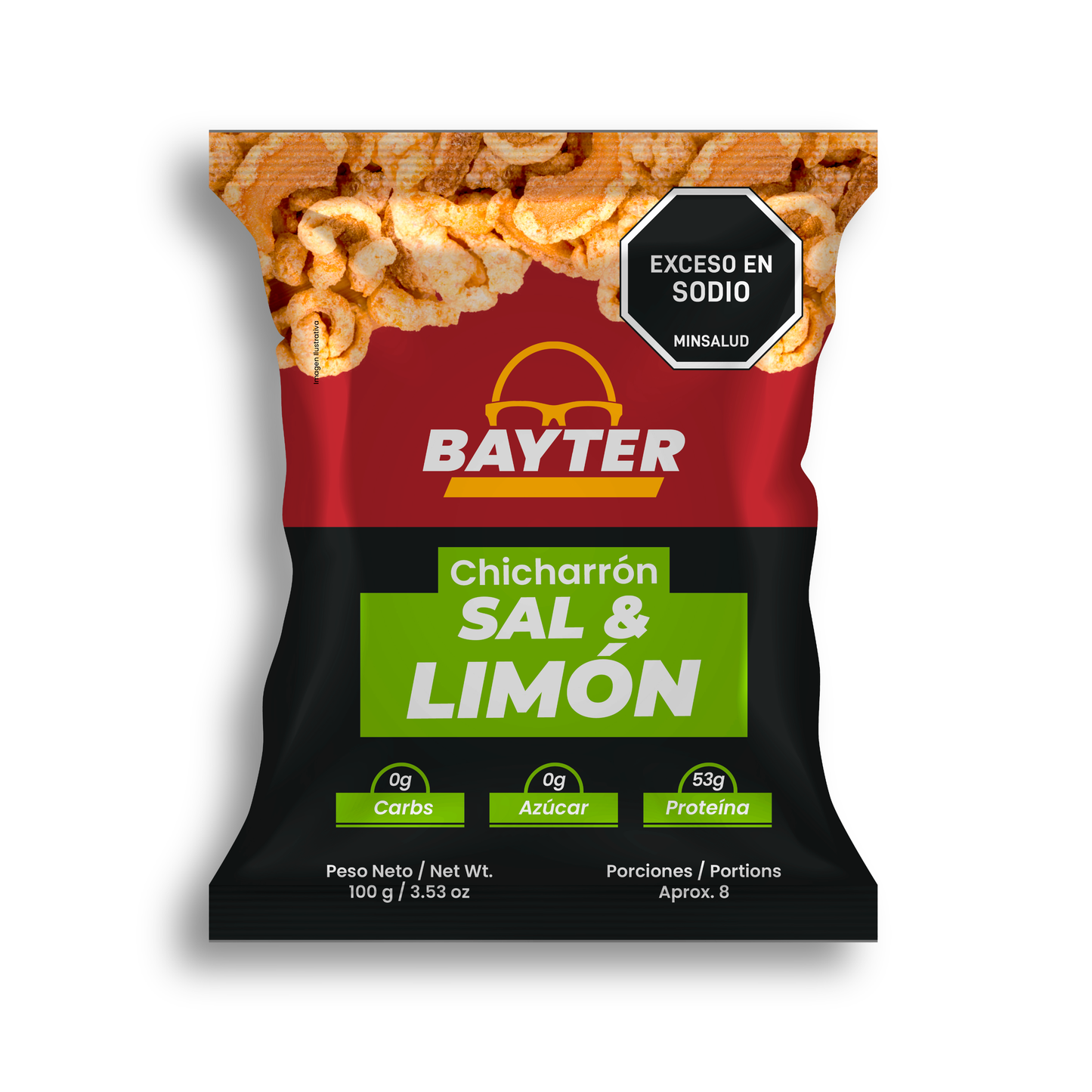 Mix Chicharrón Carnudo de Corteza de Cerdo Pack x 12 Unidades