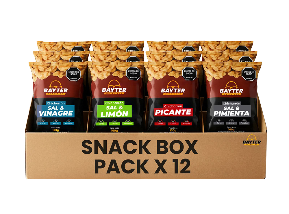Mix Chicharrón Carnudo de Corteza de Cerdo Pack x 12 Unidades