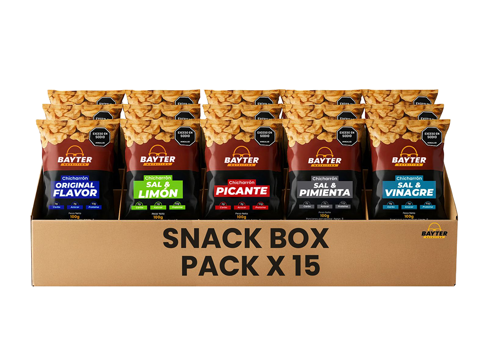 Mix Chicharrón Carnudo de Corteza de Cerdo Pack x 15 Unidades
