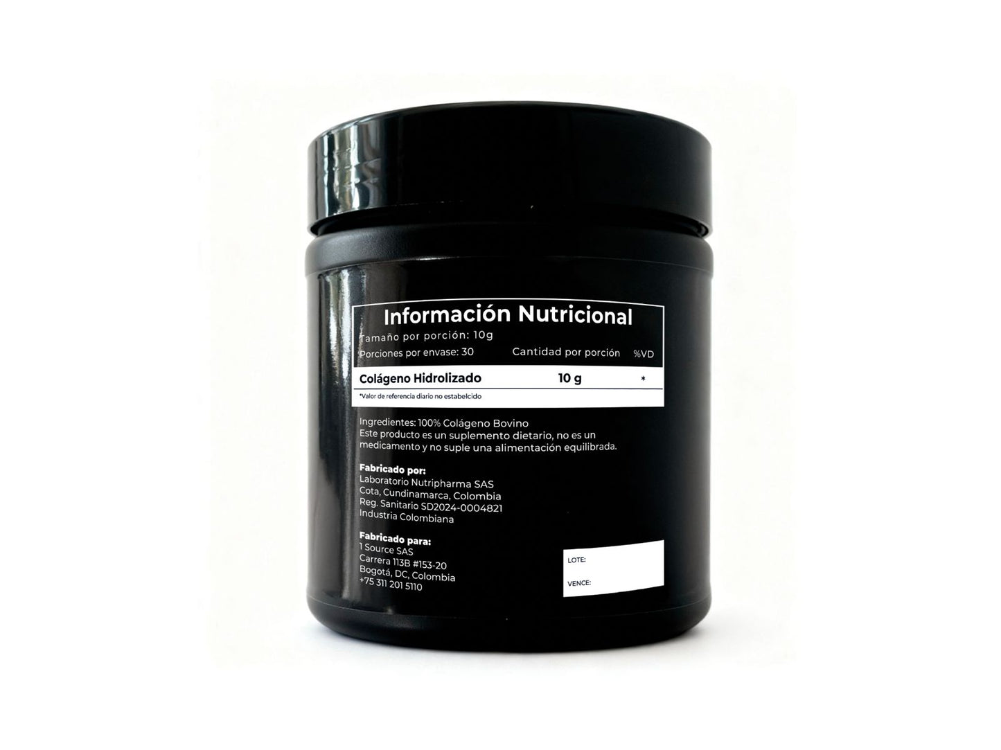 Péptidos de Colágeno Hidrolizado (300 g)