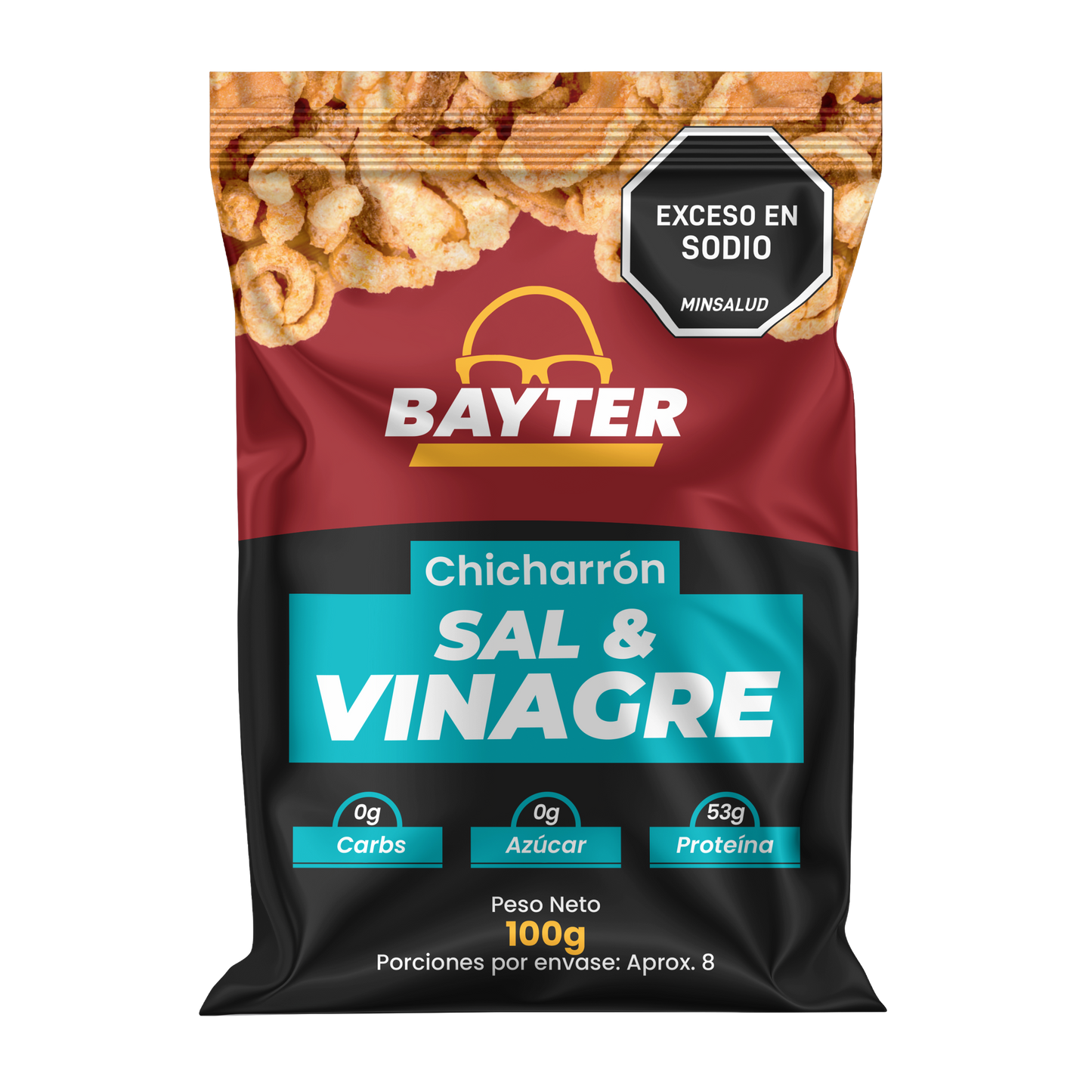 Mix Chicharrón Carnudo de Corteza de Cerdo Pack x 12 Unidades