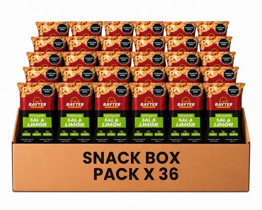Pack Chicharrón 30 g – Sabor Sal y Limon x 36 Unidades