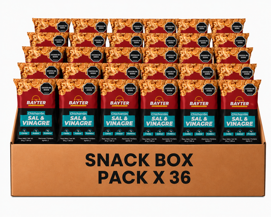 Pack Chicharrón 30 g – Sabor Sal y Vinagre x 36 Unidades