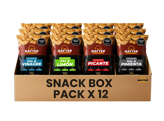 Mix Chicharrón Carnudo de Corteza de Cerdo Pack x 12 Unidades